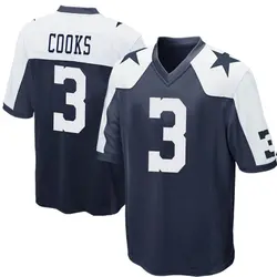 Nike Brandin Cooks Dallas Cowboys Game Navy Blue Throwback Jersey - Youth