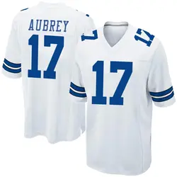 Nike Brandon Aubrey Dallas Cowboys Game White Jersey - Youth