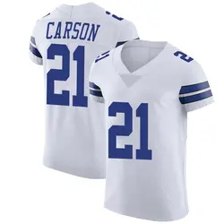 Nike Caelen Carson Dallas Cowboys Elite White Vapor Untouchable Jersey - Men's