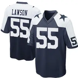 Nike Carl Lawson Dallas Cowboys Game Navy Blue Throwback Jersey - Youth