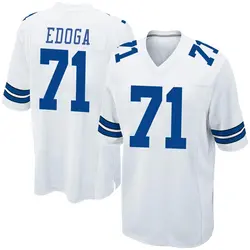 Nike Chuma Edoga Dallas Cowboys Game White Jersey - Youth