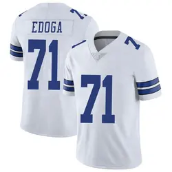 Nike Chuma Edoga Dallas Cowboys Limited White Vapor Untouchable Jersey - Men's