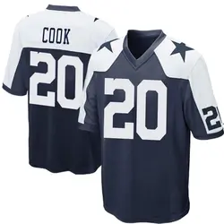 Nike Dalvin Cook Dallas Cowboys Game Navy Blue Throwback Jersey - Men's