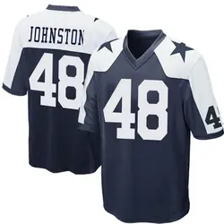 Nike Daryl Johnston Dallas Cowboys Game Navy Blue Throwback Jersey - Men's