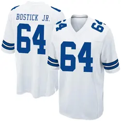 Nike Earl Bostick Jr. Dallas Cowboys Game White Jersey - Youth