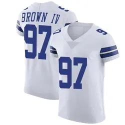 Nike Earnest Brown IV Dallas Cowboys Elite White Vapor Untouchable Jersey - Men's