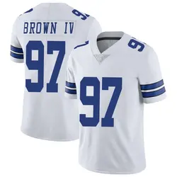 Nike Earnest Brown IV Dallas Cowboys Limited White Vapor Untouchable Jersey - Men's