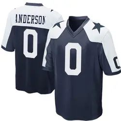 Nike Jack Anderson Dallas Cowboys Game Navy Blue Throwback Jersey - Men's