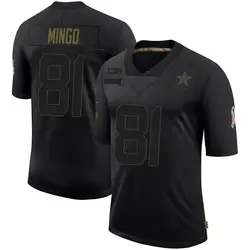 Nike Jonathan Mingo Dallas Cowboys Limited Black 2020 Salute To Service Jersey - Men's