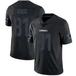 Nike Jonathan Mingo Dallas Cowboys Limited Black Impact Jersey - Men's