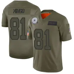 Nike Jonathan Mingo Dallas Cowboys Limited Camo 2019 Salute to Service Jersey - Men's