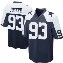 Nike Linval Joseph Dallas Cowboys Game Navy Blue Throwback Jersey - Men's