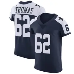 Nike Nathan Thomas Dallas Cowboys Elite Navy Alternate Vapor Untouchable Jersey - Men's