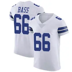 Nike T.J. Bass Dallas Cowboys Elite White Vapor Untouchable Jersey - Men's