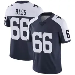 Nike T.J. Bass Dallas Cowboys Limited Navy Alternate Vapor Untouchable Jersey - Men's