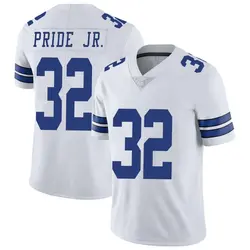 Nike Troy Pride Jr. Dallas Cowboys Limited White Vapor Untouchable Jersey - Men's