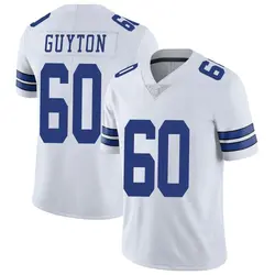 Nike Tyler Guyton Dallas Cowboys Limited White Vapor Untouchable Jersey - Men's