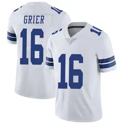 Nike Will Grier Dallas Cowboys Limited White Vapor Untouchable Jersey - Men's